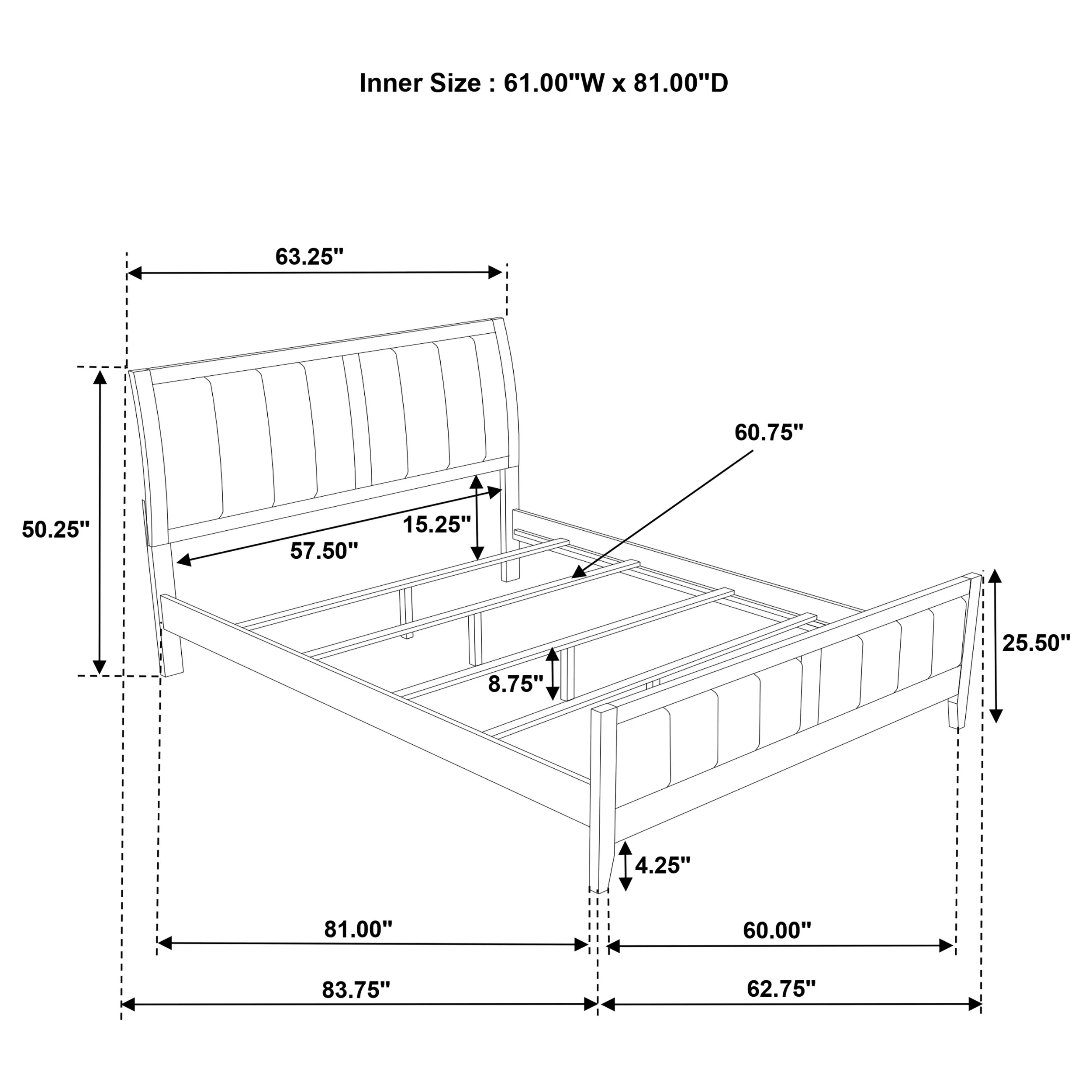 Wilkes Panel Bed - Image 9