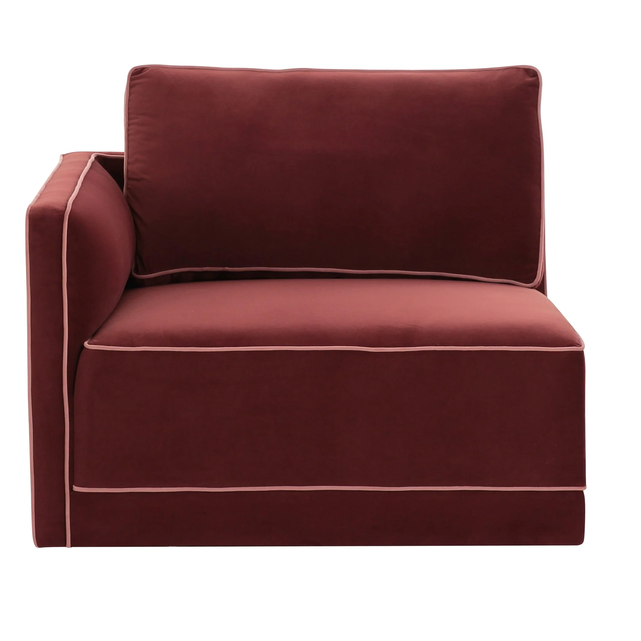 Willow Berry Red LAF Corner Chair - Image 2