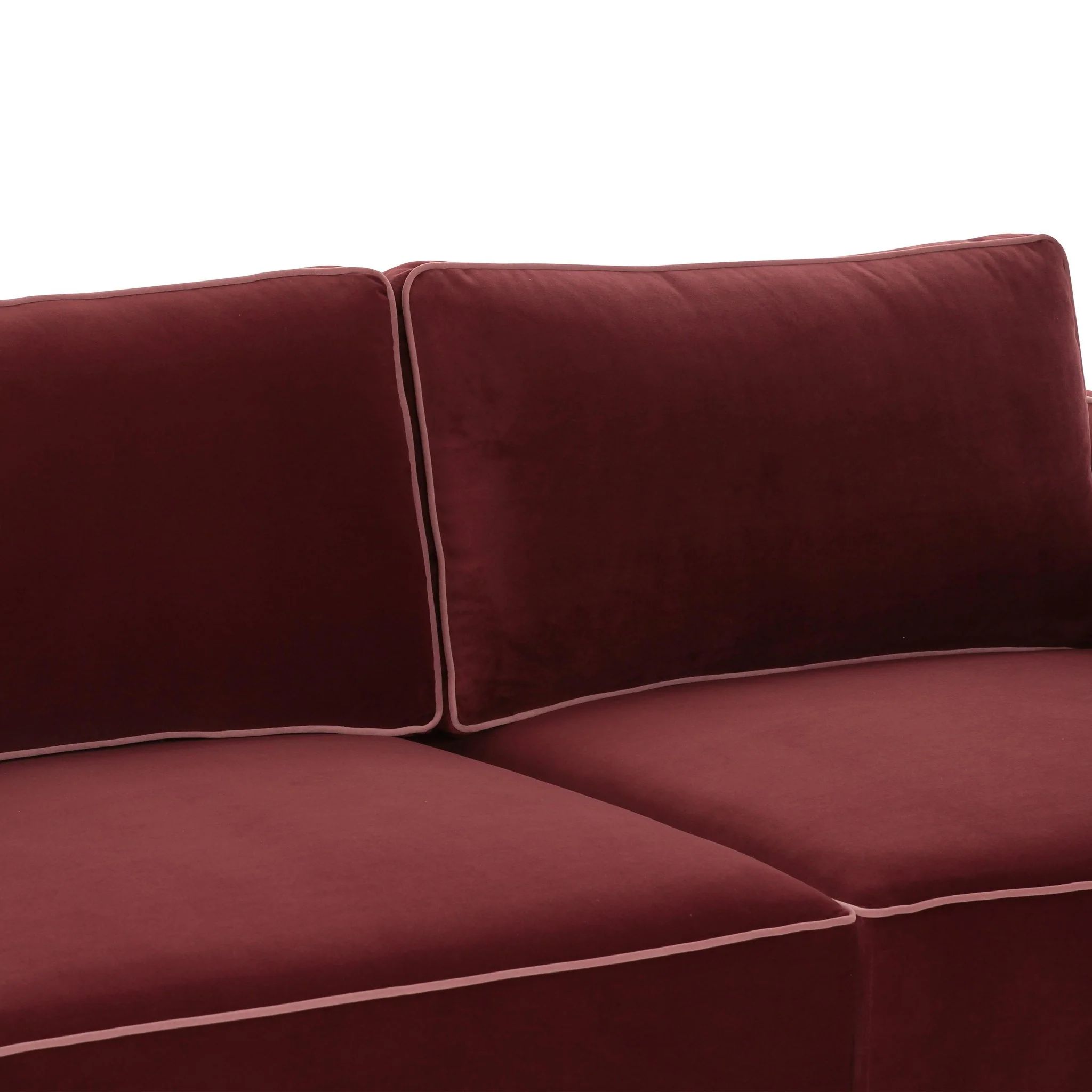 Willow Berry Red Modular Loveseat - Image 5