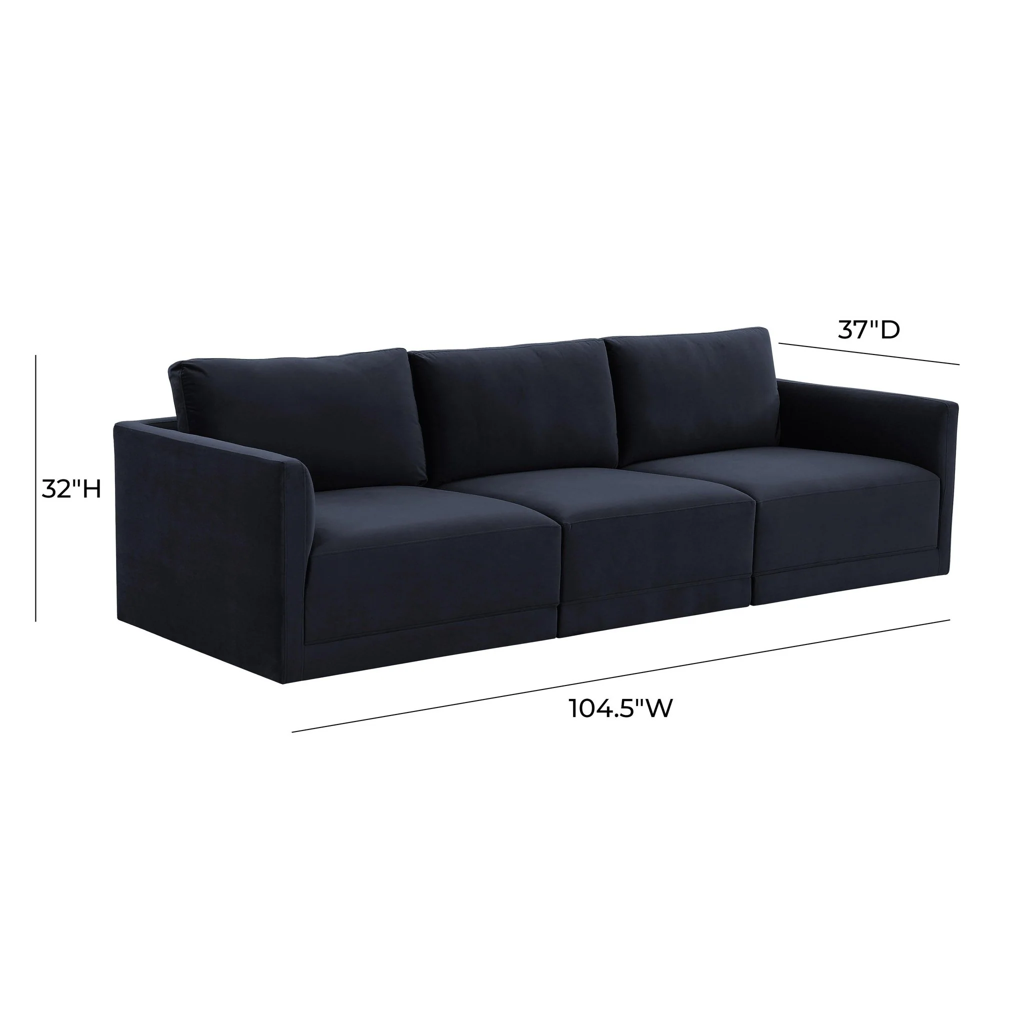 Willow Navy Modular Sofa - Image 5