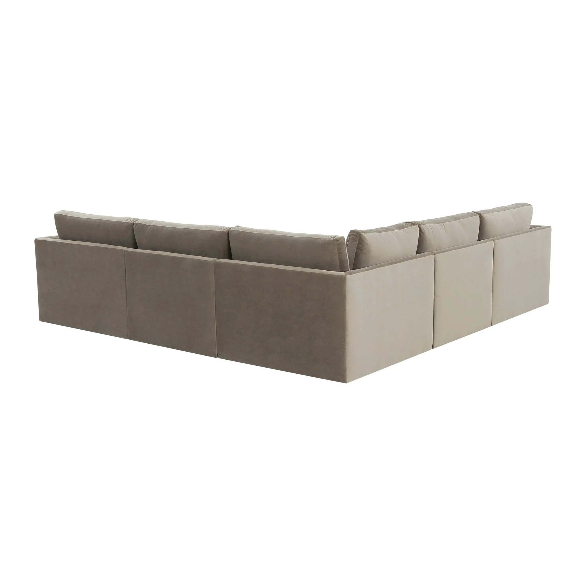 Willow Taupe Modular L Sectional - Image 4