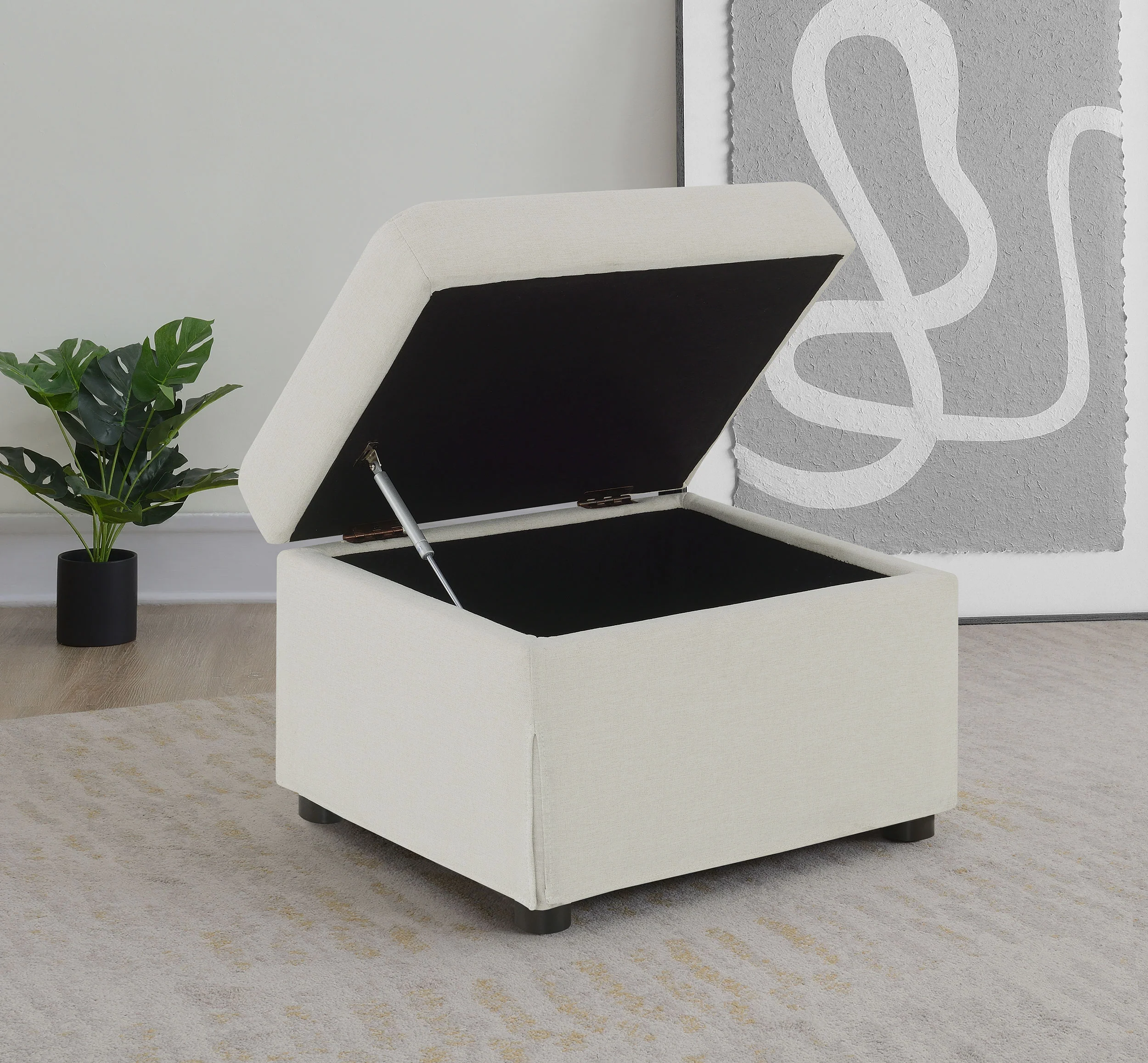 Winter Storage Ottoman - Image 3