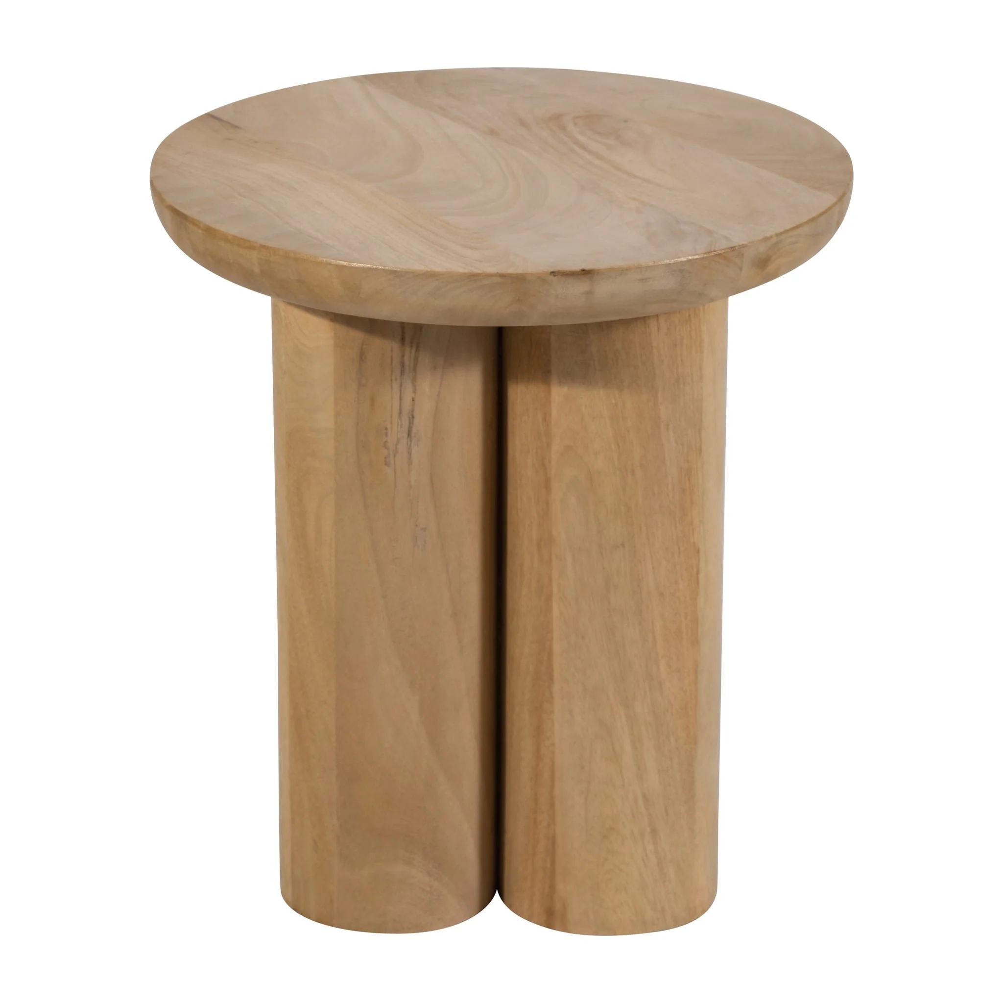 Wood, 18" Scandinavian Farmhouse Side Table, Nat - Image 2