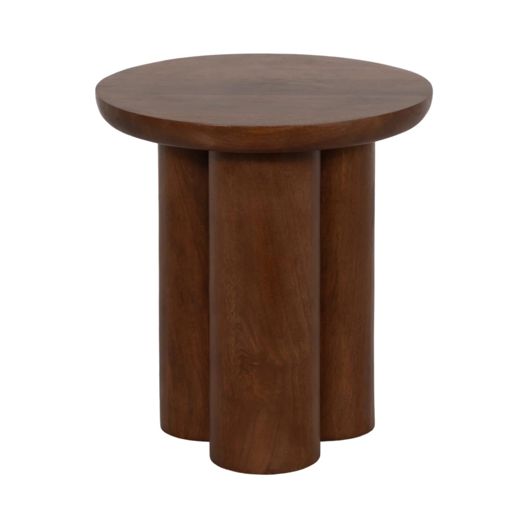 Wood, 18" Scandinavian Side Table, Brown