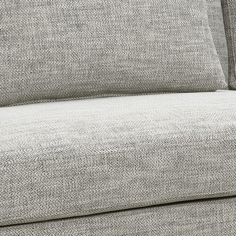 Wood, 3-seater Bolstered Sofa, Tan/black Kd - Image 3