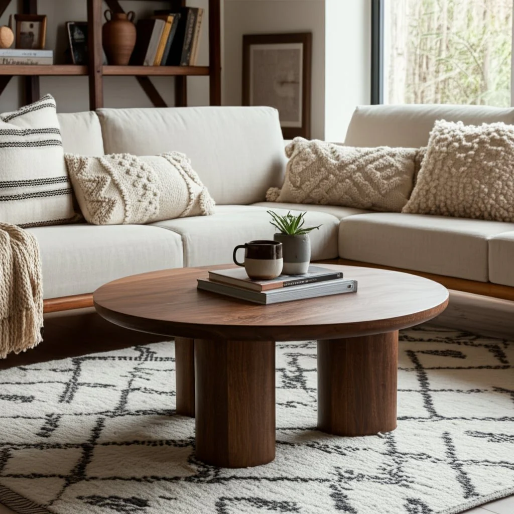 Wood,36" Scandinavian Coffee Table,brwn Kd - Image 10