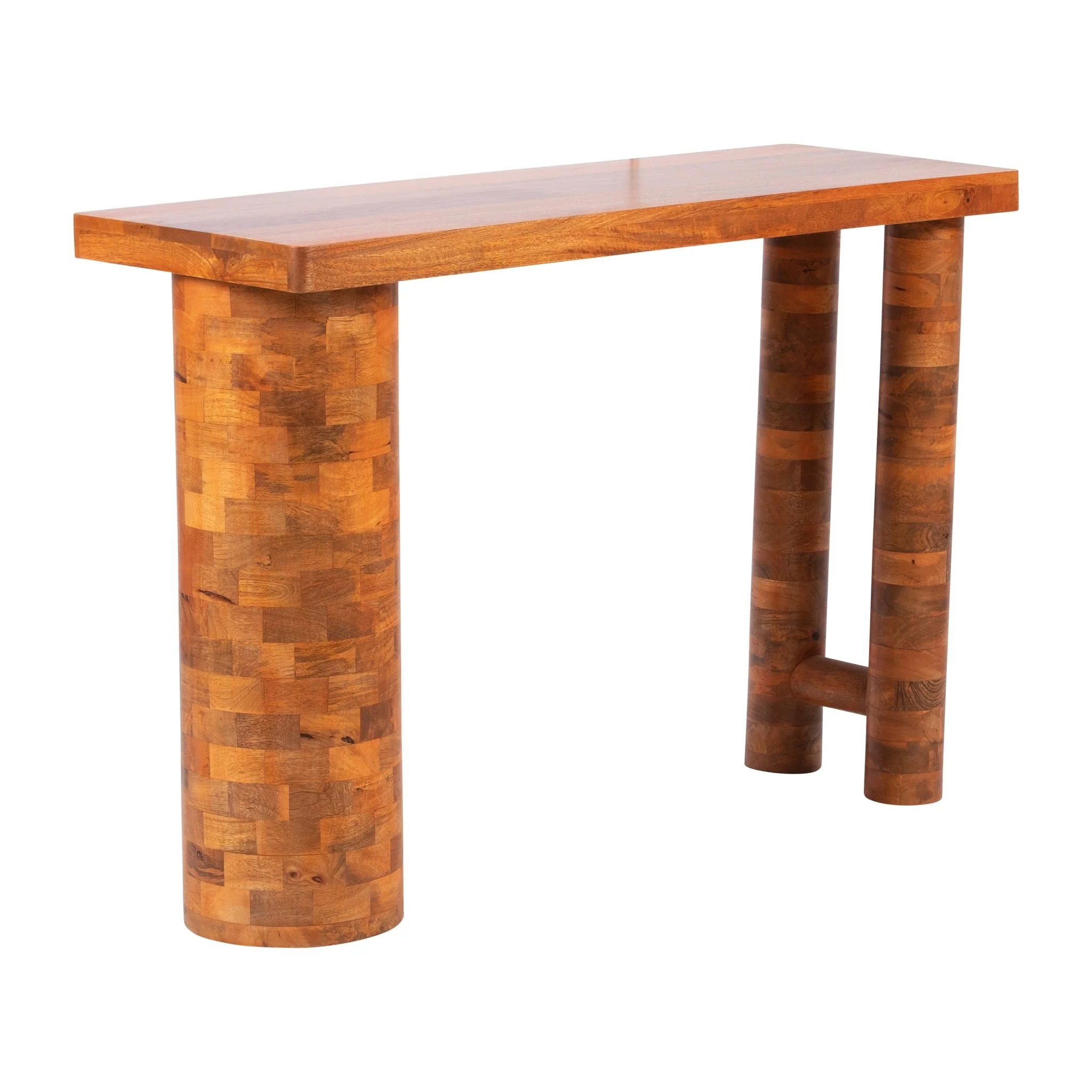 Wood, 46x32" Console, Brown - Image 2