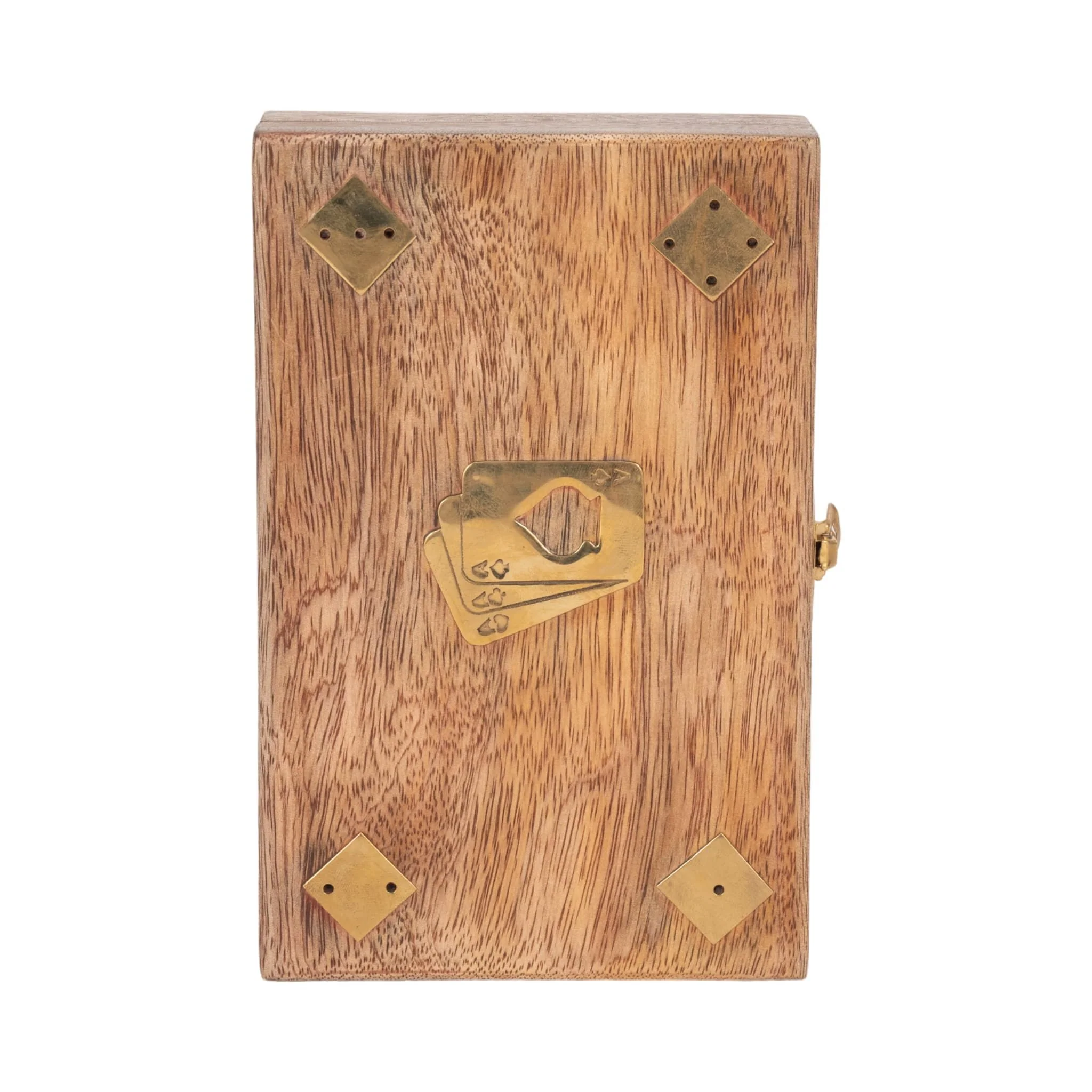 Wood, 7x5 Cards & Dice Box, Brown - Image 7