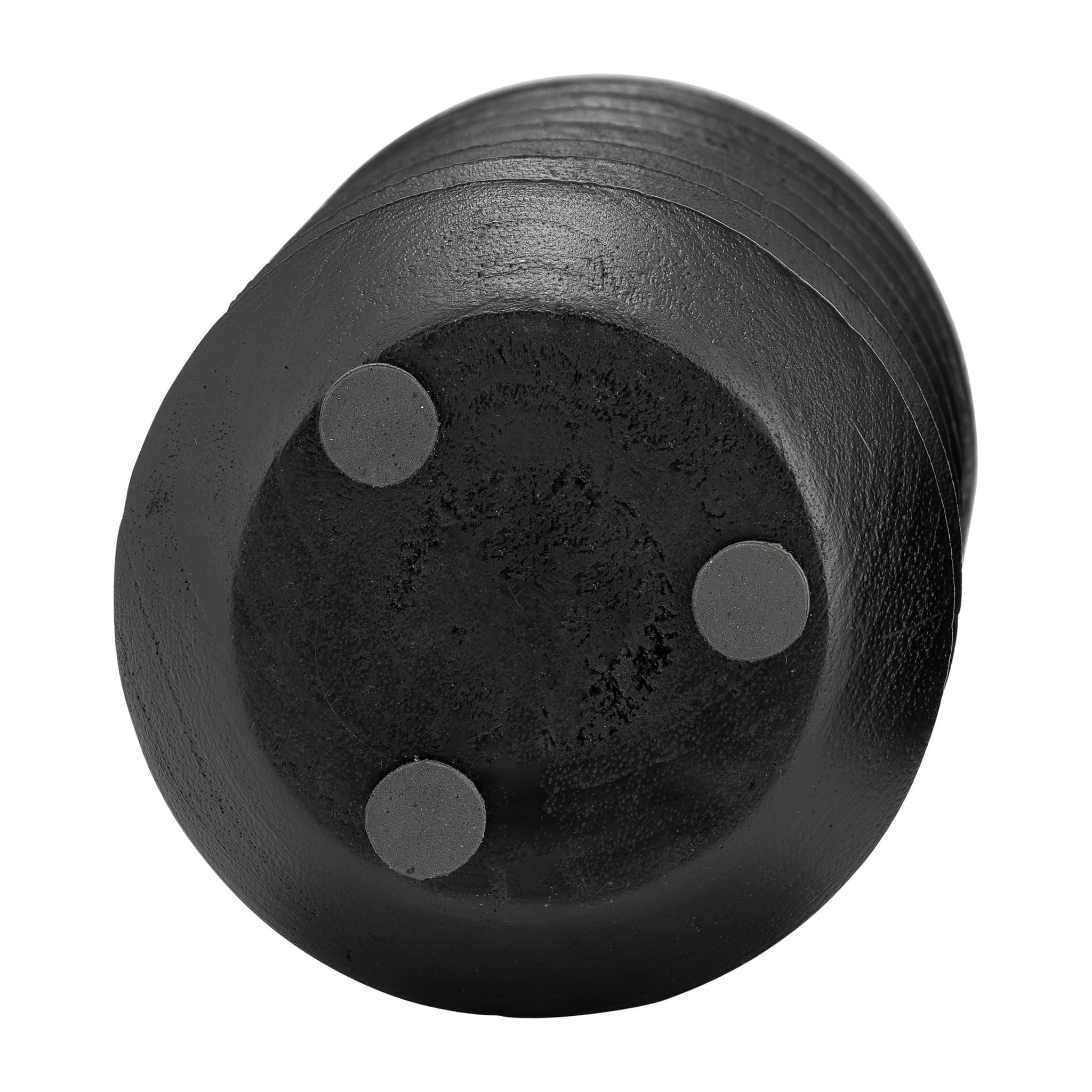 Wood, 8"h Accordion Candle Holder, Black - Image 5