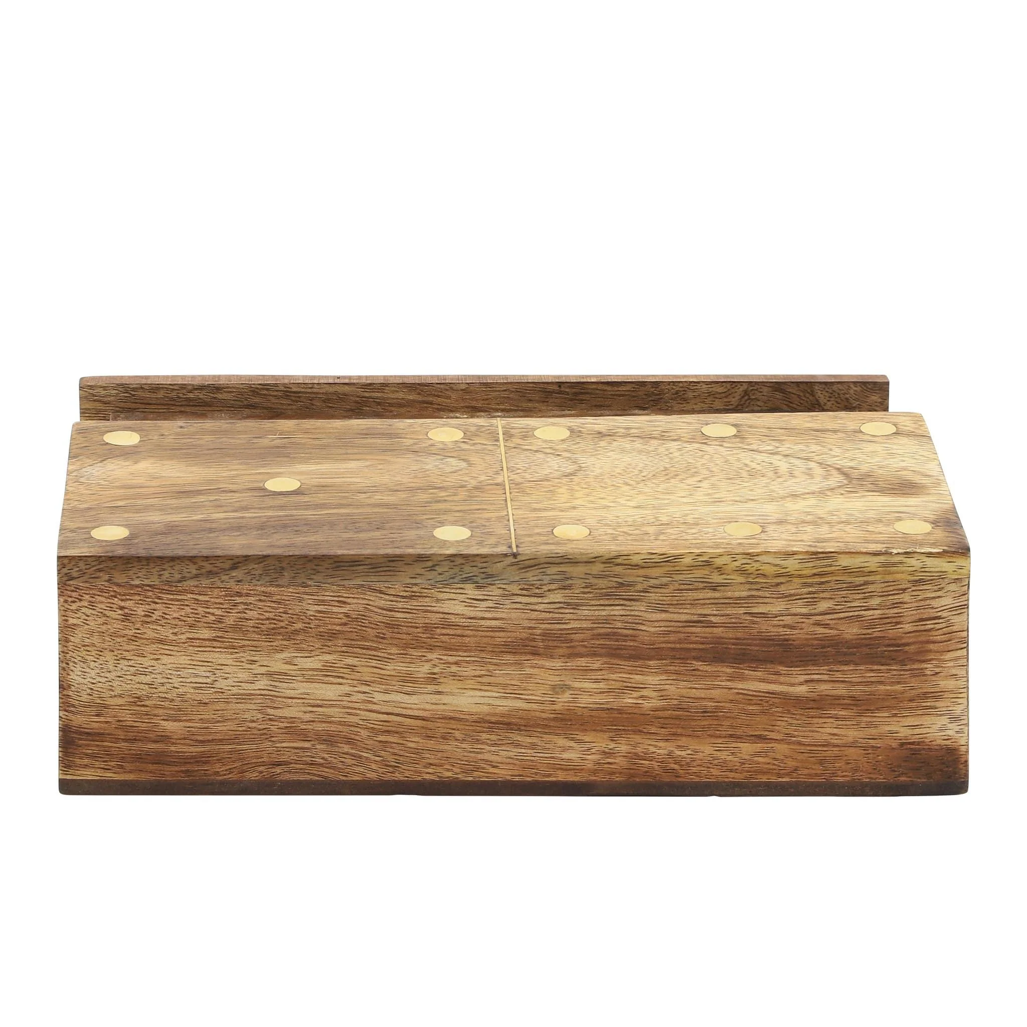 Wood, 9x3 Dominoes, Brown - Image 3