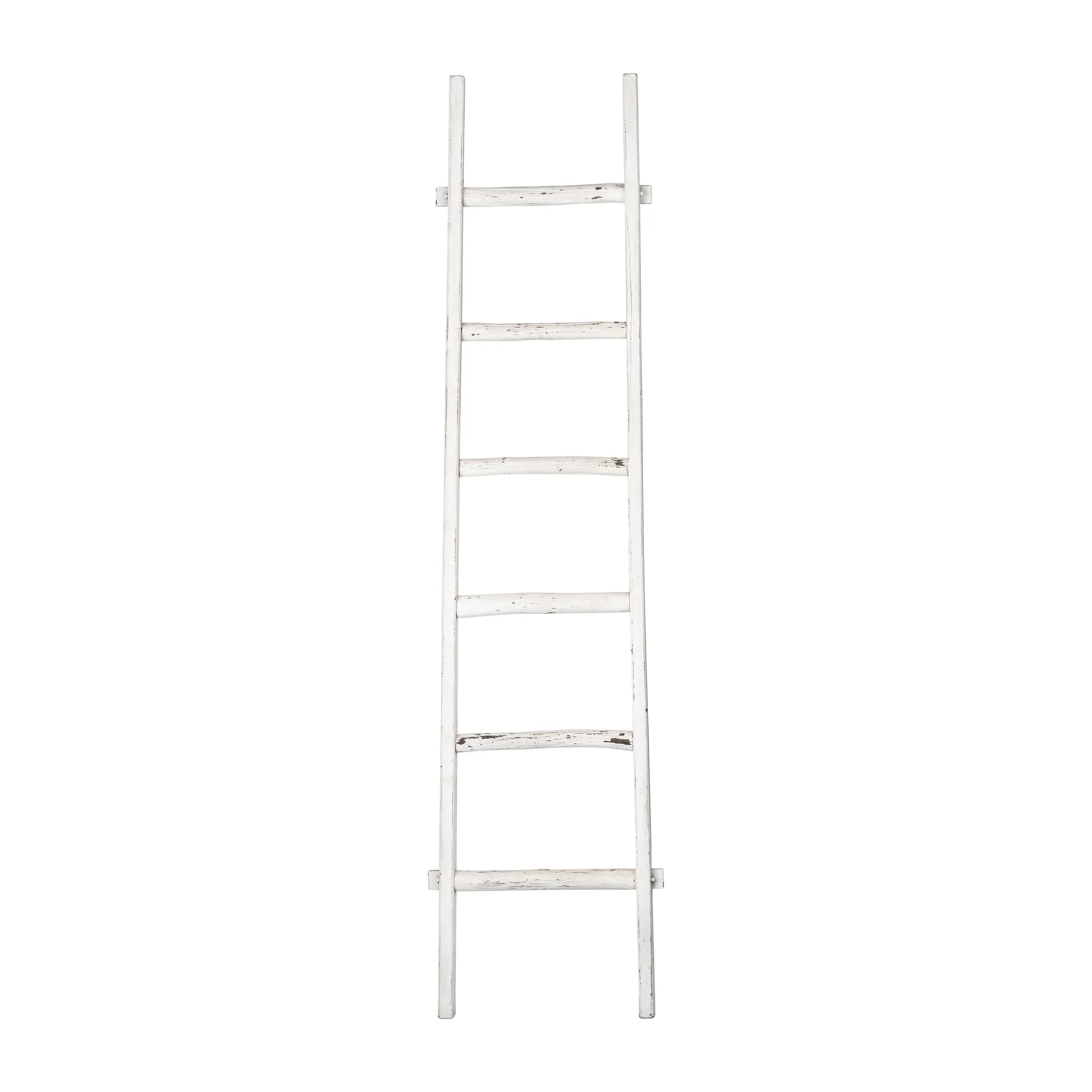 Wooden , Decorative 76" Ladder, White - Image 4