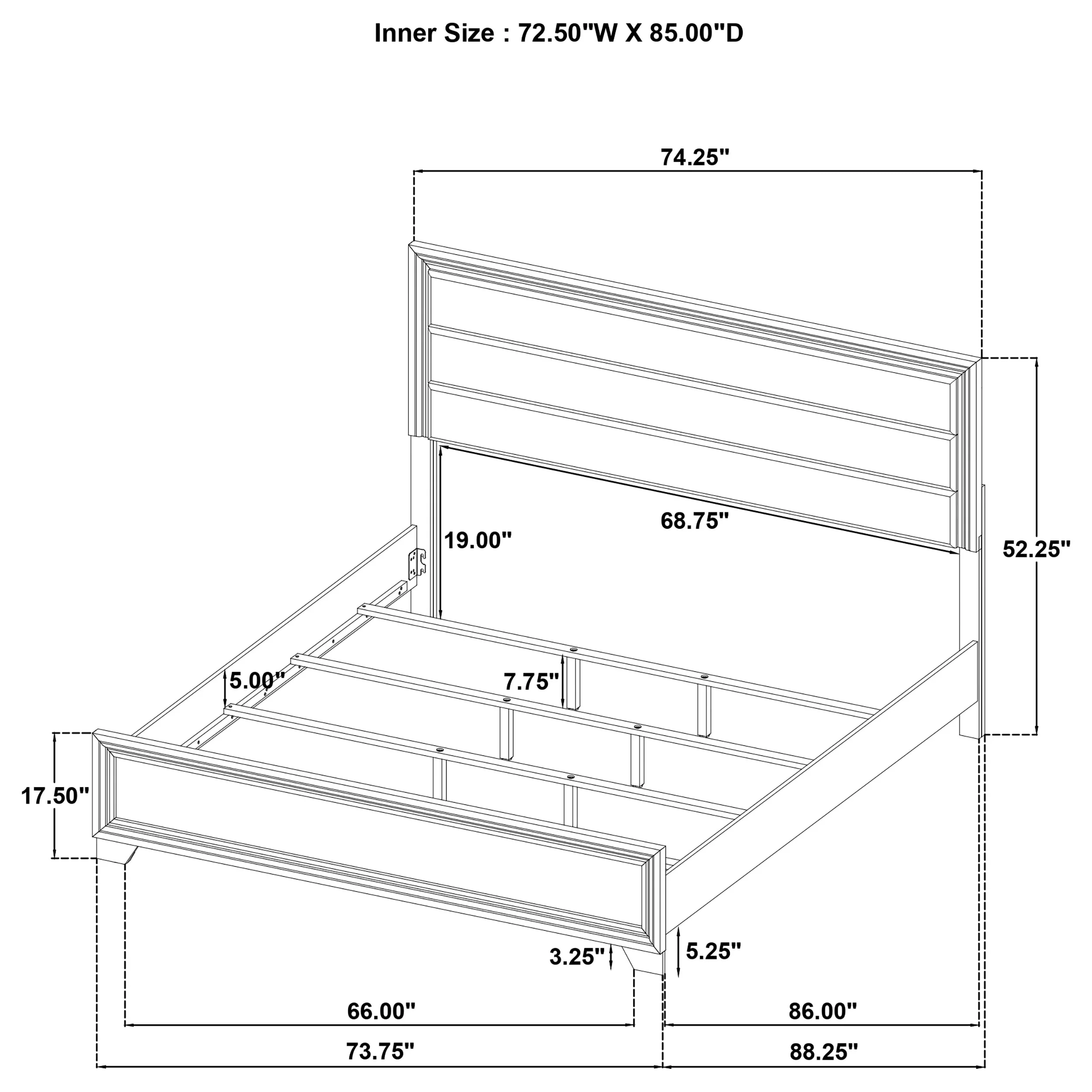 Wright Panel Bed - Image 29
