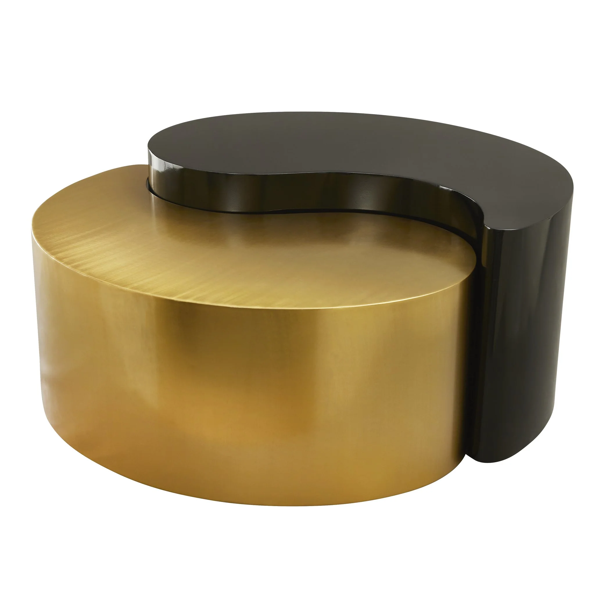 Ying Yang Coffee Table in Black & Gold - Image 6