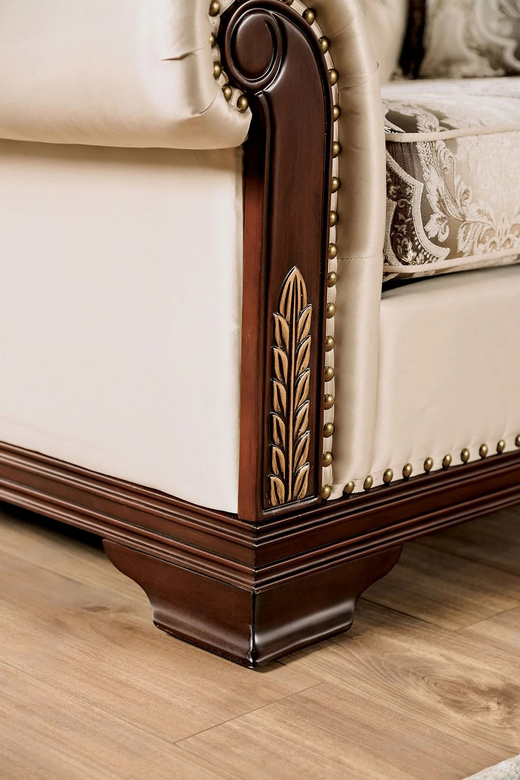 Yucatan Chair, Dark Cherry/Beige - Image 6