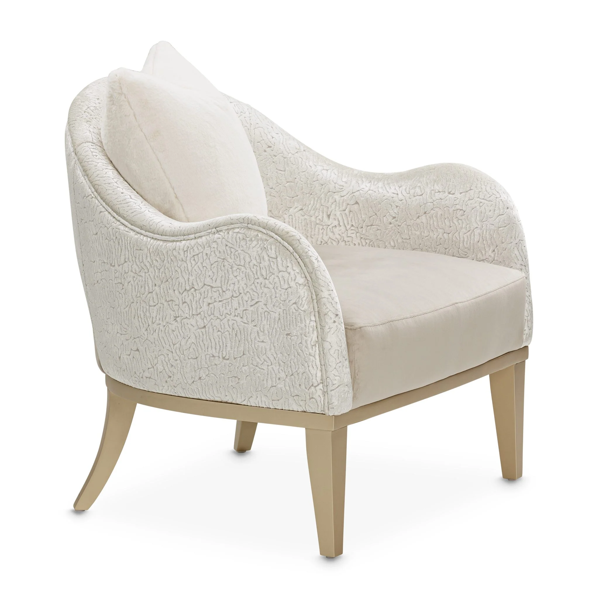 Yvette Accent Chair - Porcini/Medium Champagne - Image 2