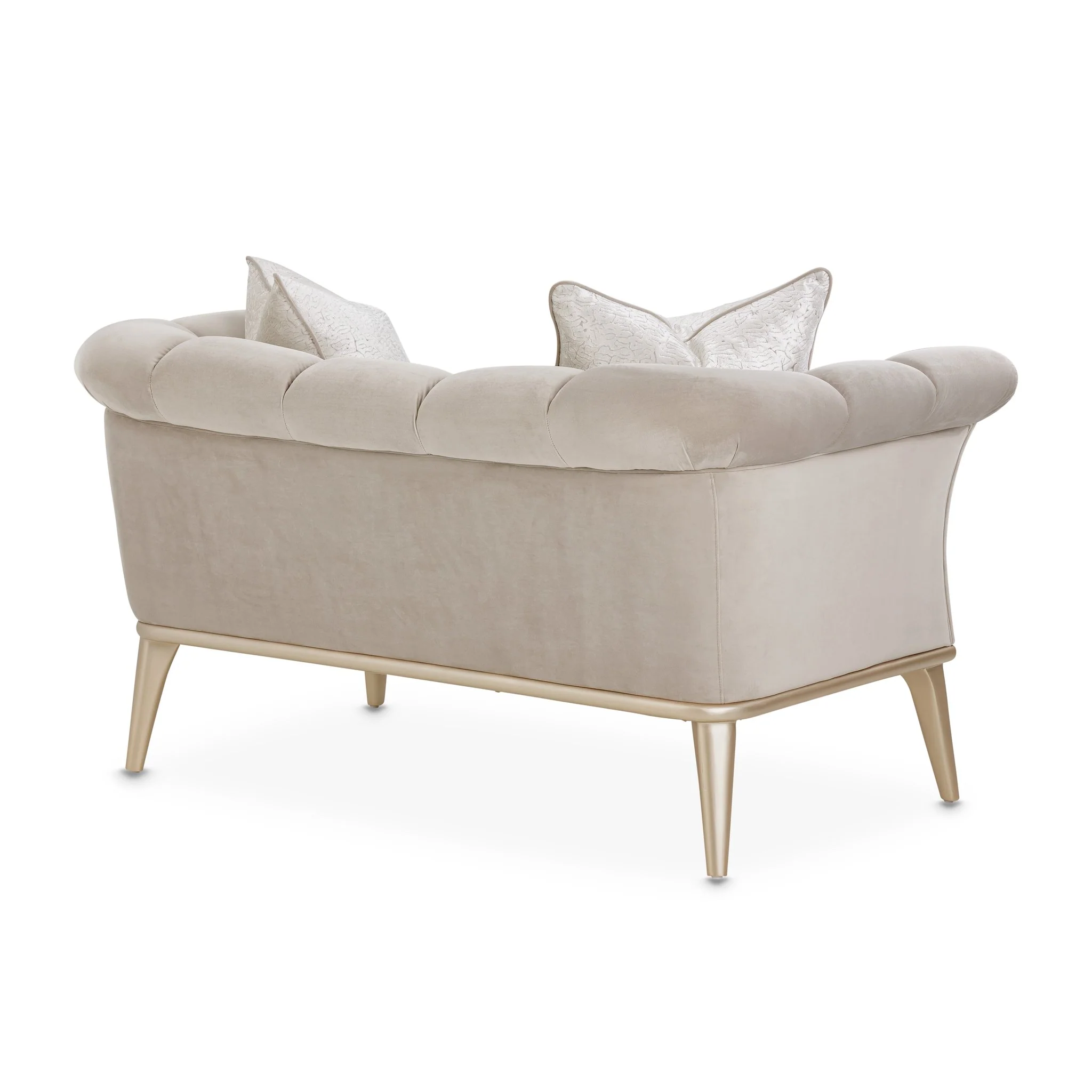 Yvette Chair and a Half - Porcini/Medium Champagne - Image 4
