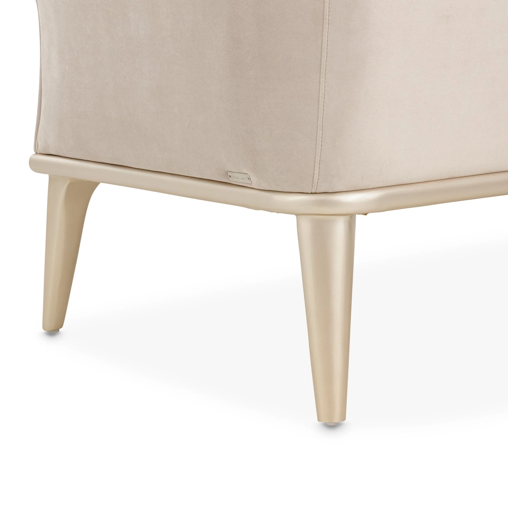 Yvette Chair and a Half - Porcini/Medium Champagne - Image 9
