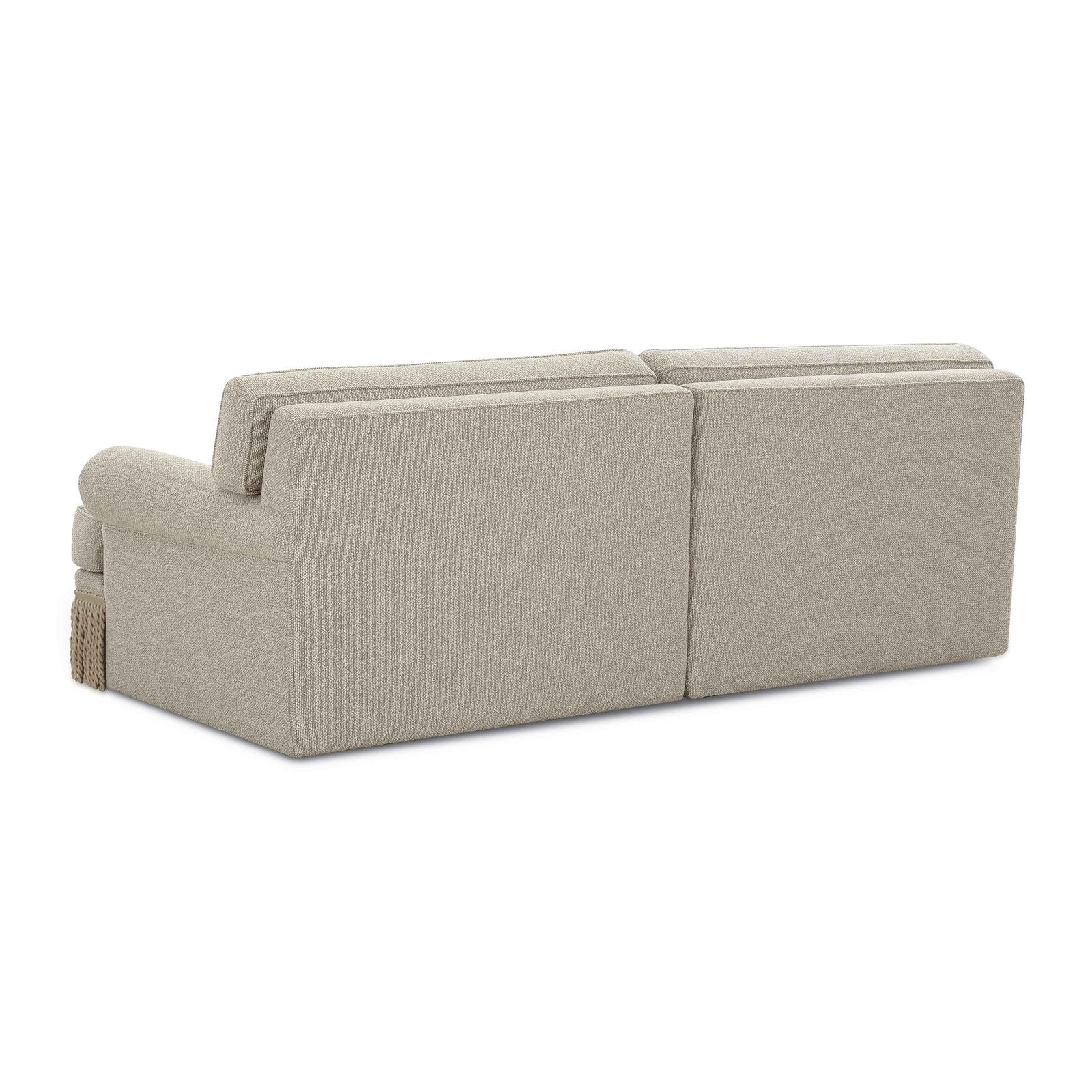 Yvette Warm Grey Boucle Sofa - Image 5