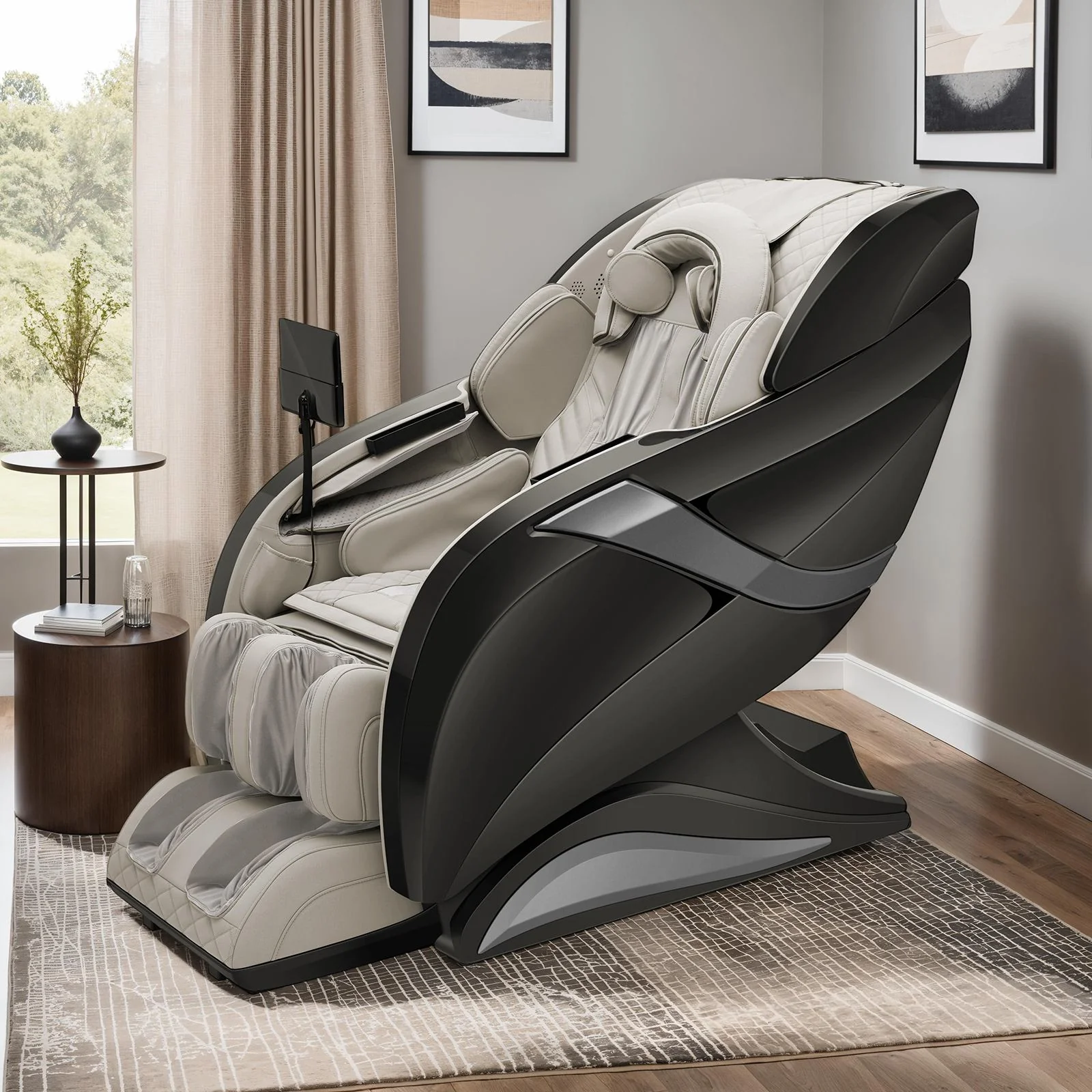Zenithra Massage Chair, Gray