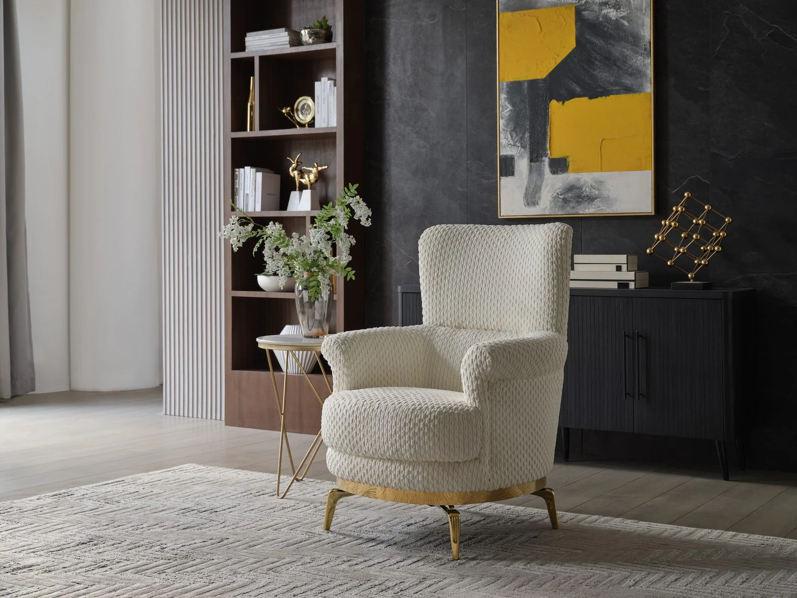 Zoe Chair Cream