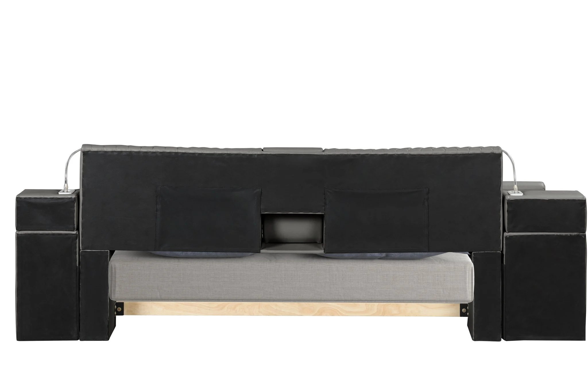 Zoya King Bed Gray - Image 11