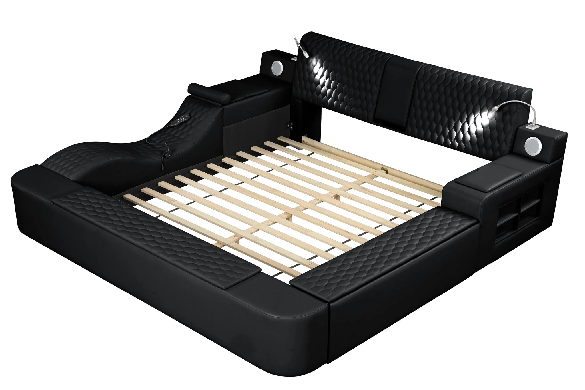 Zoya Queen Bed Black - Image 14
